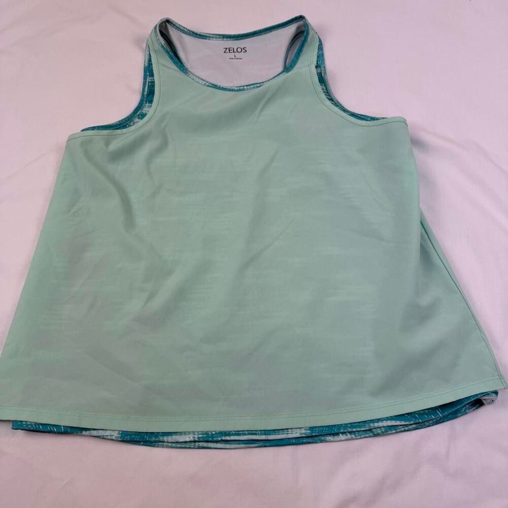 Zelos Girls Mint Green Athletic Top